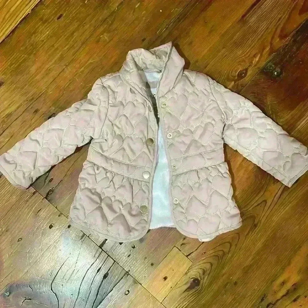 Liv & Lottie pink with fur lined coat size 12 month